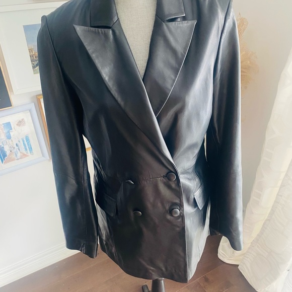 NEW soft leather blazer/ jacket - Picture 1 of 8